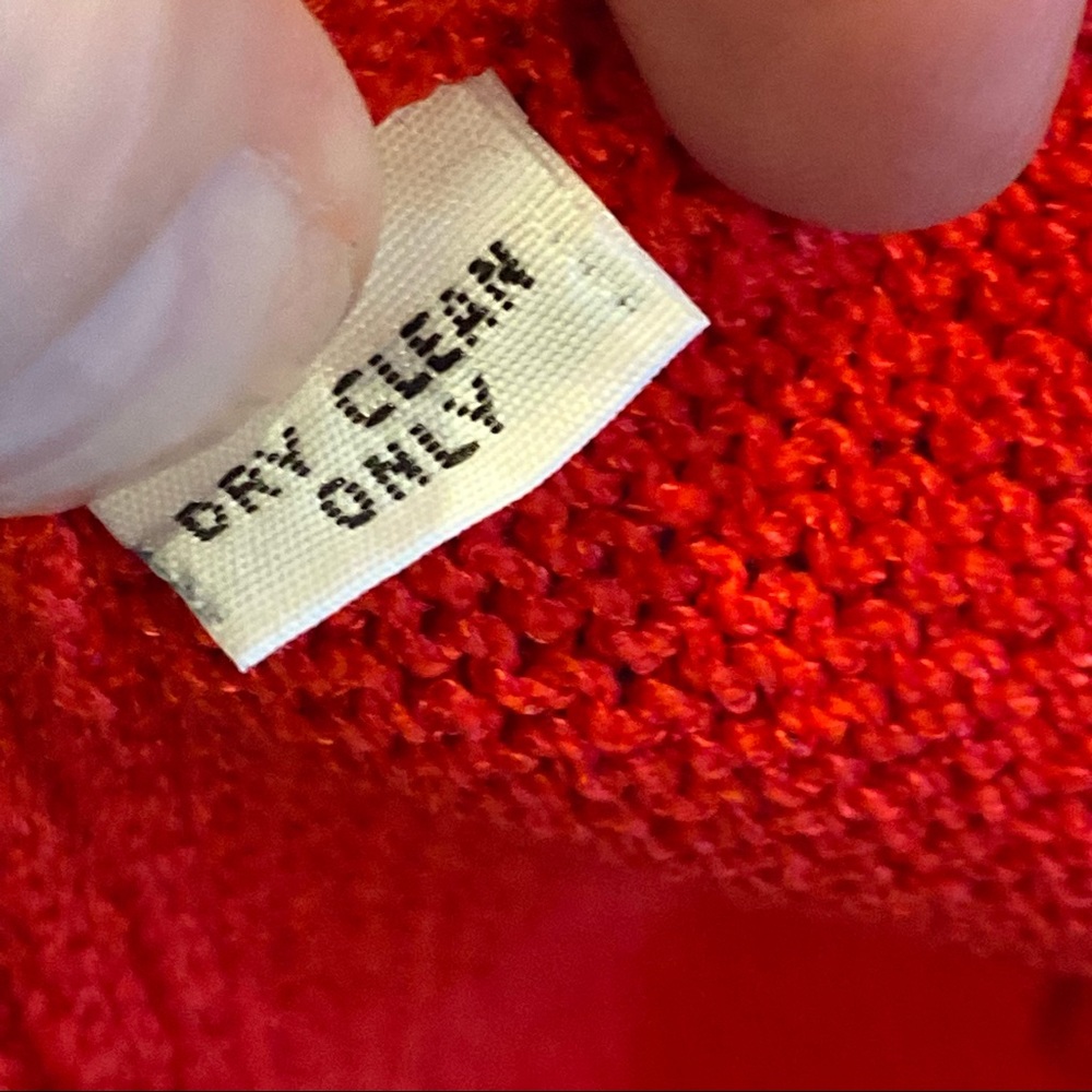 St. John Red and Gold Military Jacket, size 10 - Picture 14 of 16
